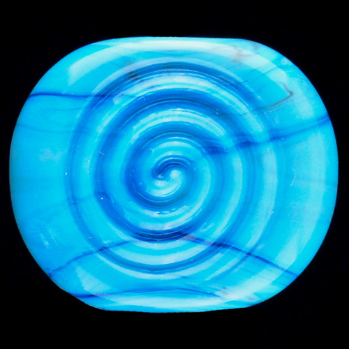 Blue Hawaii 5-6mm Effetre Glas